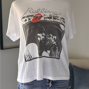 Chaser Rolling Stones Graphic Tee - White and Black